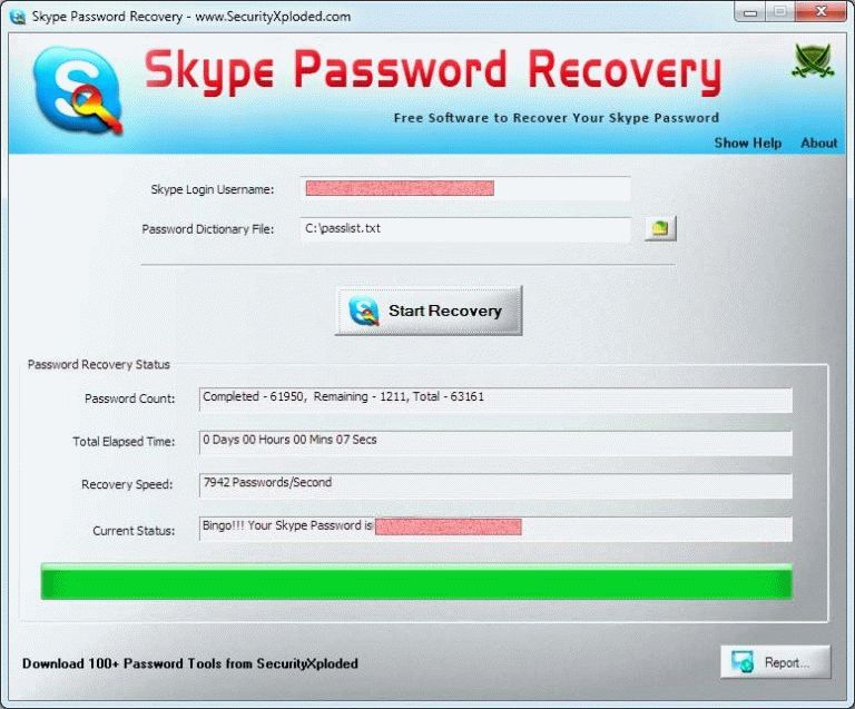 Skype password recovery как пользоваться