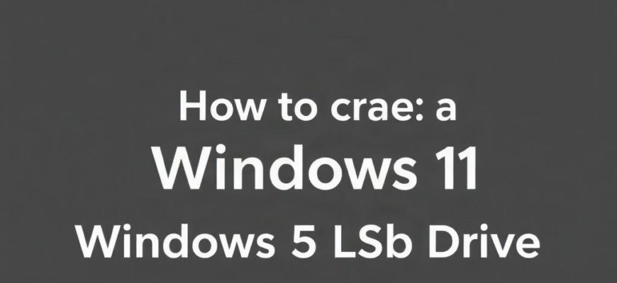 Загрузочная флешка Windows 11 без лишних сложностей